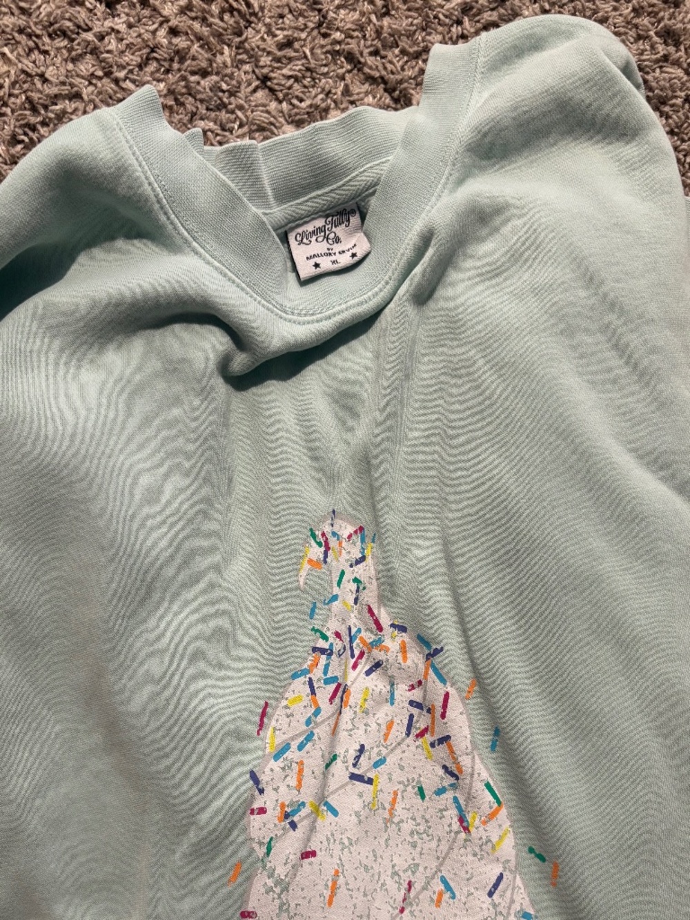 Ice cream Living Fully Sweatshirt